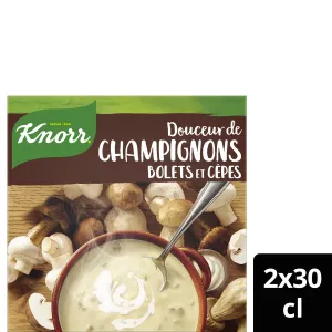 Soupe Liquide Douceur De Champignons Bolets Et Cèpes 2x30cl - Knorr