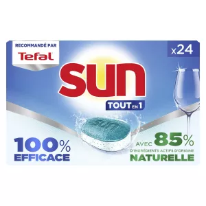 Capsules Lave Vaisselle Tout en 1 24capsules -  SUN