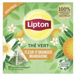 Thé Vert Orange et Mandarine, 20s, 30g - LIPTON