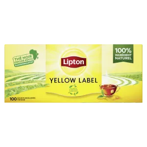 Thé Noir Origine Kenya Yellow Label, 100s, 200g - LIPTON