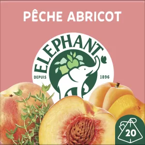 Infusion Pêche Abricot X20 - Elephant