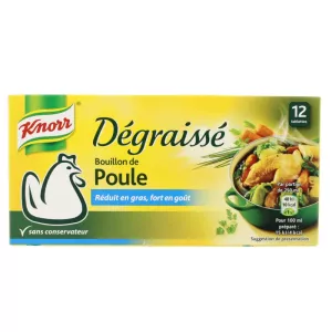 Caldo de Pollo Desgrasado, 120g - KNORR