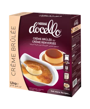 Preparação para Crème Brûlée ou Crème Reversée 1,3kg - DOCELLO