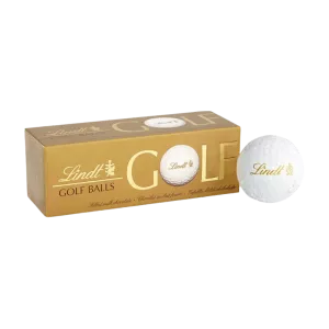 Balle De Golf En Chocolat Au Lait Et Noisettes (3 Balles) 110g - LINDT