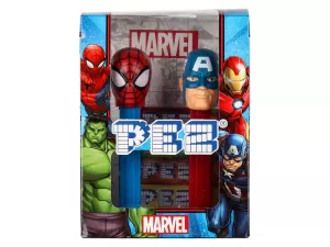 Marvel Twin Pack 2 Distributeurs + 4 Recharges - PEZ