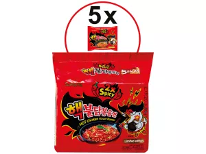 Ramen Poulet Extra Piquant X2  5x140g - BULDAK