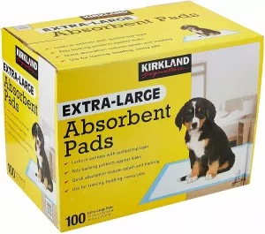 Signature tapis absorbants pour chiot extra-larges 76 x 58 cm lot de 100 - KIRKLAND
