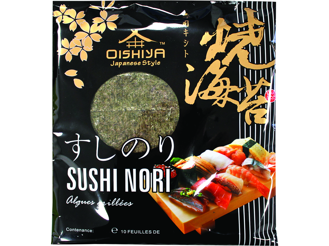 Algues Grillees Sushi Nori 10f Nl/fr - Oishiya