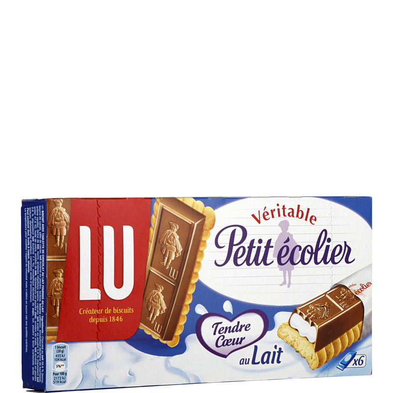 Petit Ecolier Tender Milk Heart Biscuits 120g - LU