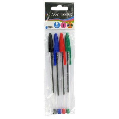 4 Stylos Pointe Moyenne x4 - ULMANN