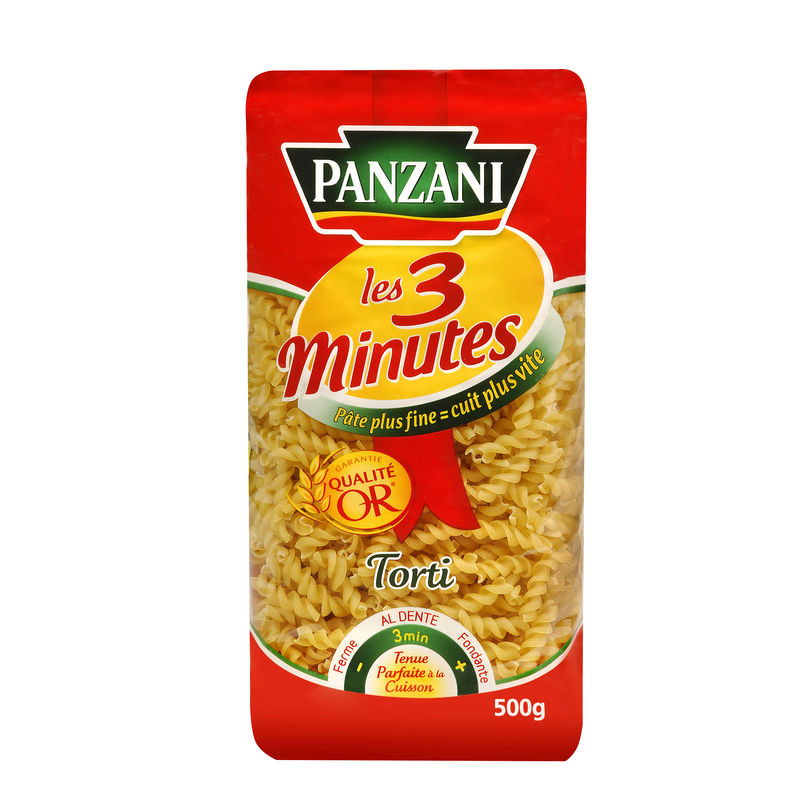 Les 3 Minutes Mì ống Torti 500g - PANZANI