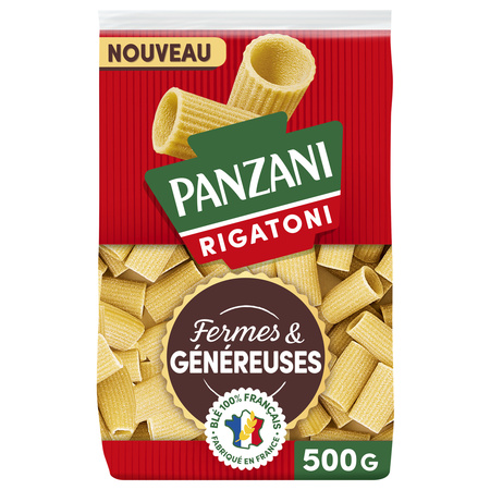 Pâtes Rigatoni Fermes & Généreuses 500g - PANZANI