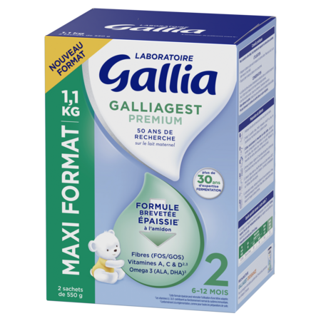 Lait Bébé Galliagest Premium 2ème Age 1,1kg - GALLIA