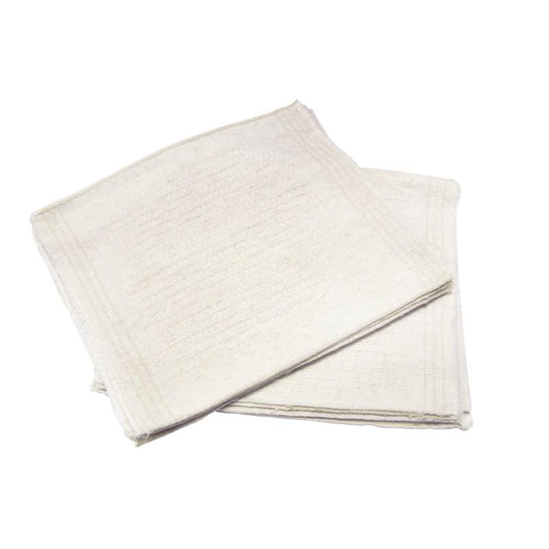 Lavettes gaufrées blanches 30 x 70 cm
