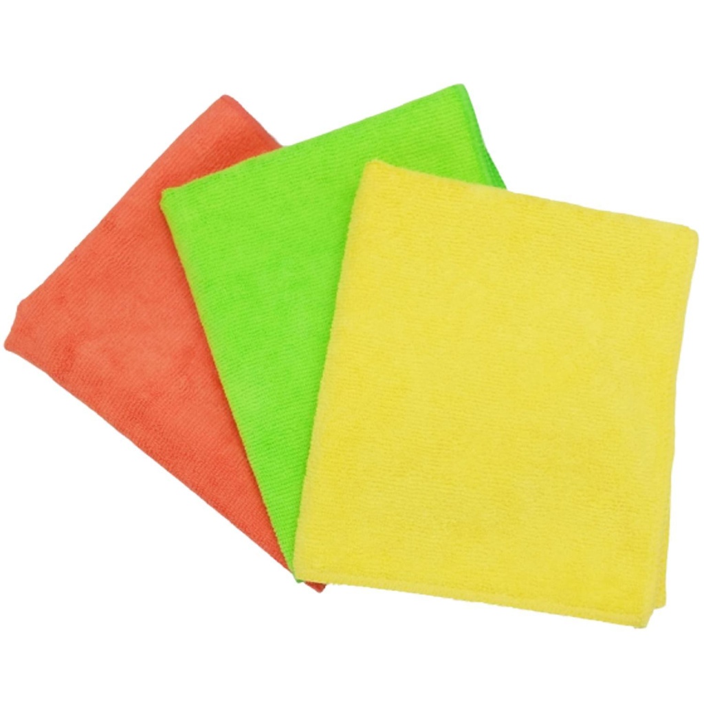 Lavettes microfibre bouclées multi-usages 31 x 32 cm