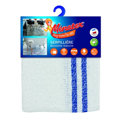 Serpillière éponge 50x60cm coloris assortis - LA MENAGERE