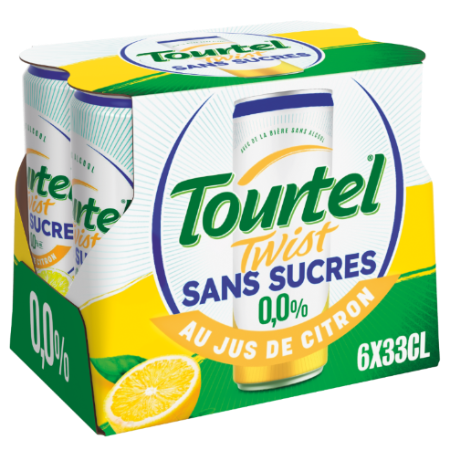 6x33cl Tourtel Twist Citron Ss