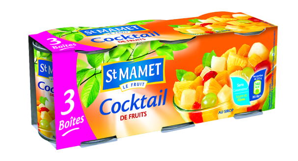 Coquetel Fruta 3x125g - ST MAMET