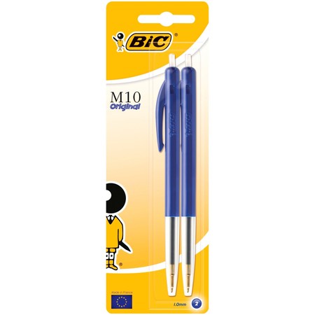 2 Stylos Bille M10 Bleu