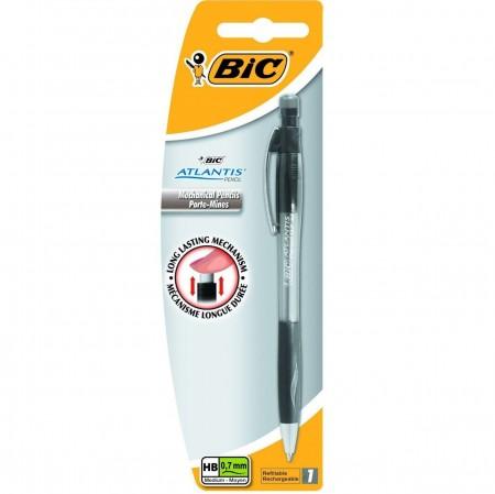 Bic Velocity Pro Porte-mines 0,7 Mm Hb - Violet, Vert, Turquoise Ou Noir (choix Non Possible), Blister De 1 + 1 Etui De 12 Mines Graphites
