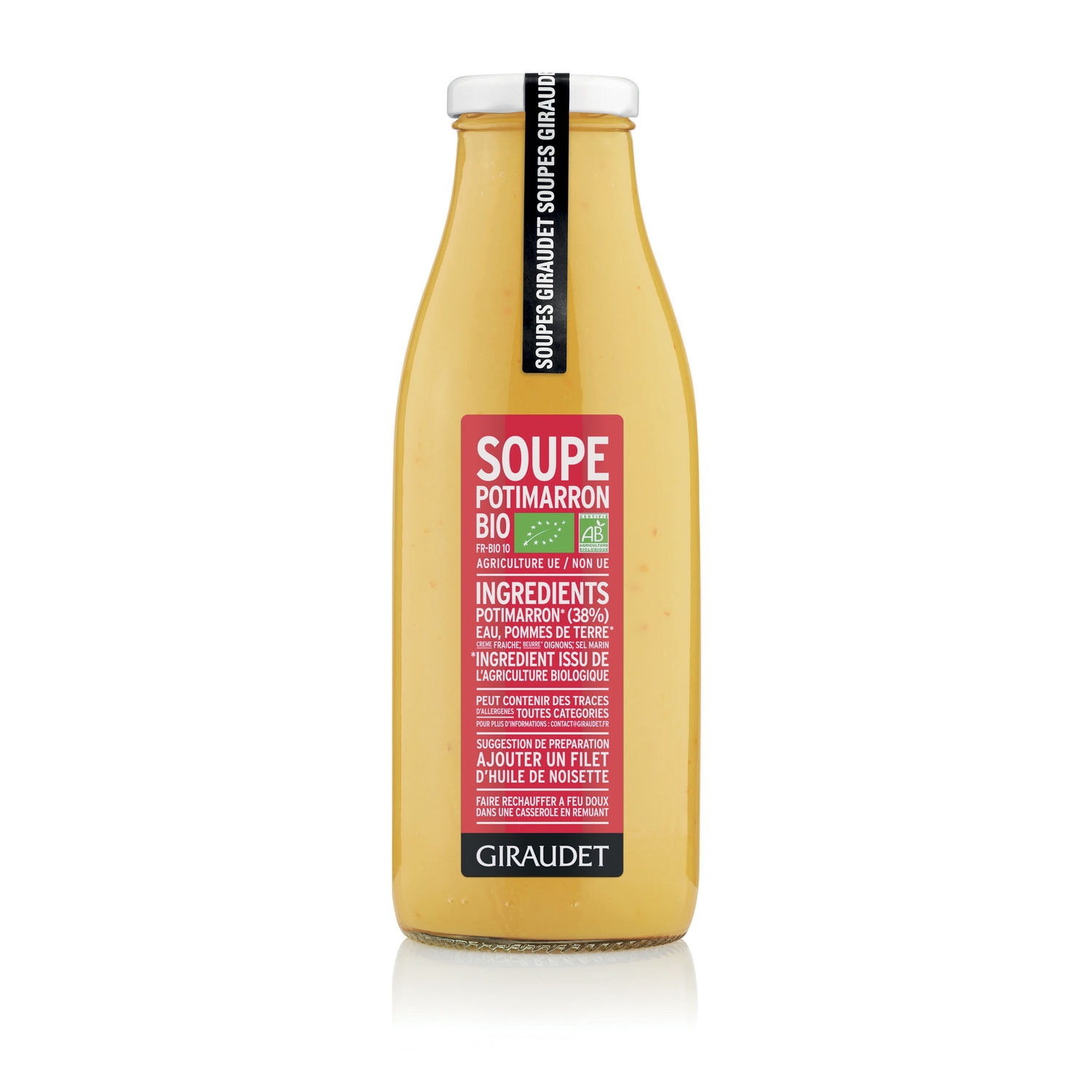 Soupe de potimarron bio 50 cl - GIRAUDET