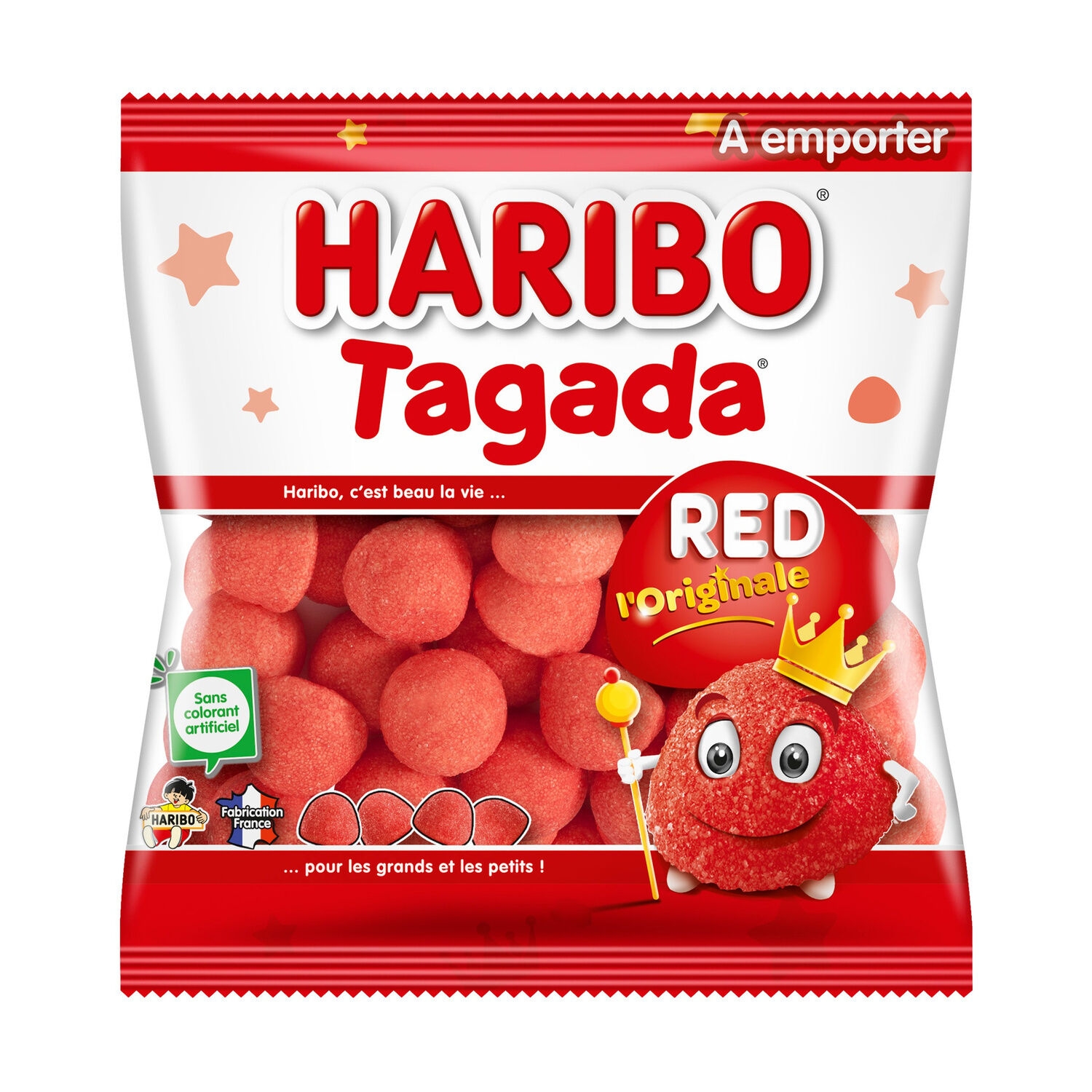Tagada Red l'Originale Bonbons 120 g - HARIBO