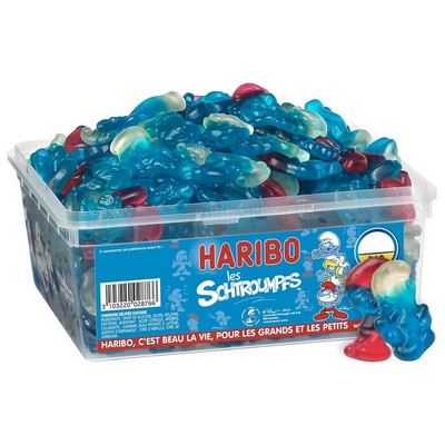 Snoep De Smurfen doos van 210 - HARIBO