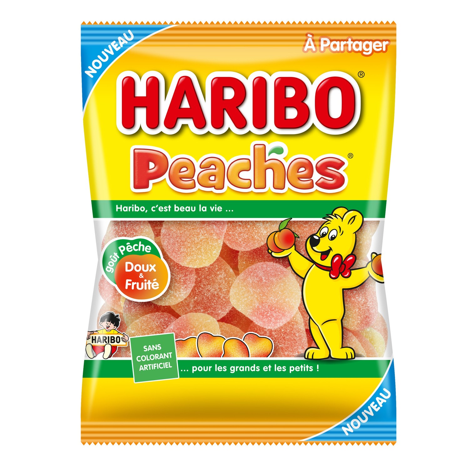 Quả đào Bonbons; 250g - HARIBO