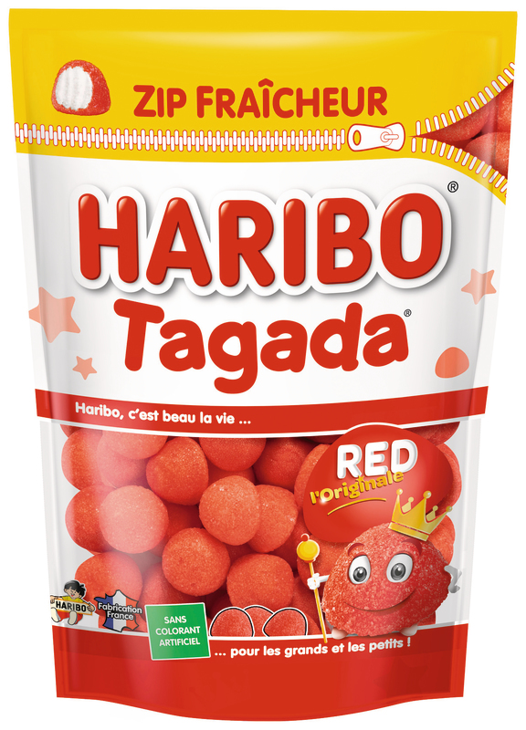 Żelki Tagada z zamknięciem zip zapewniającym świeżość 220g - HARIBO
