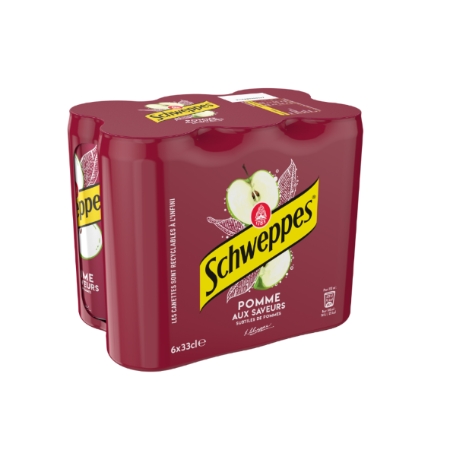 6x33cl Schweppes Pomme Bt