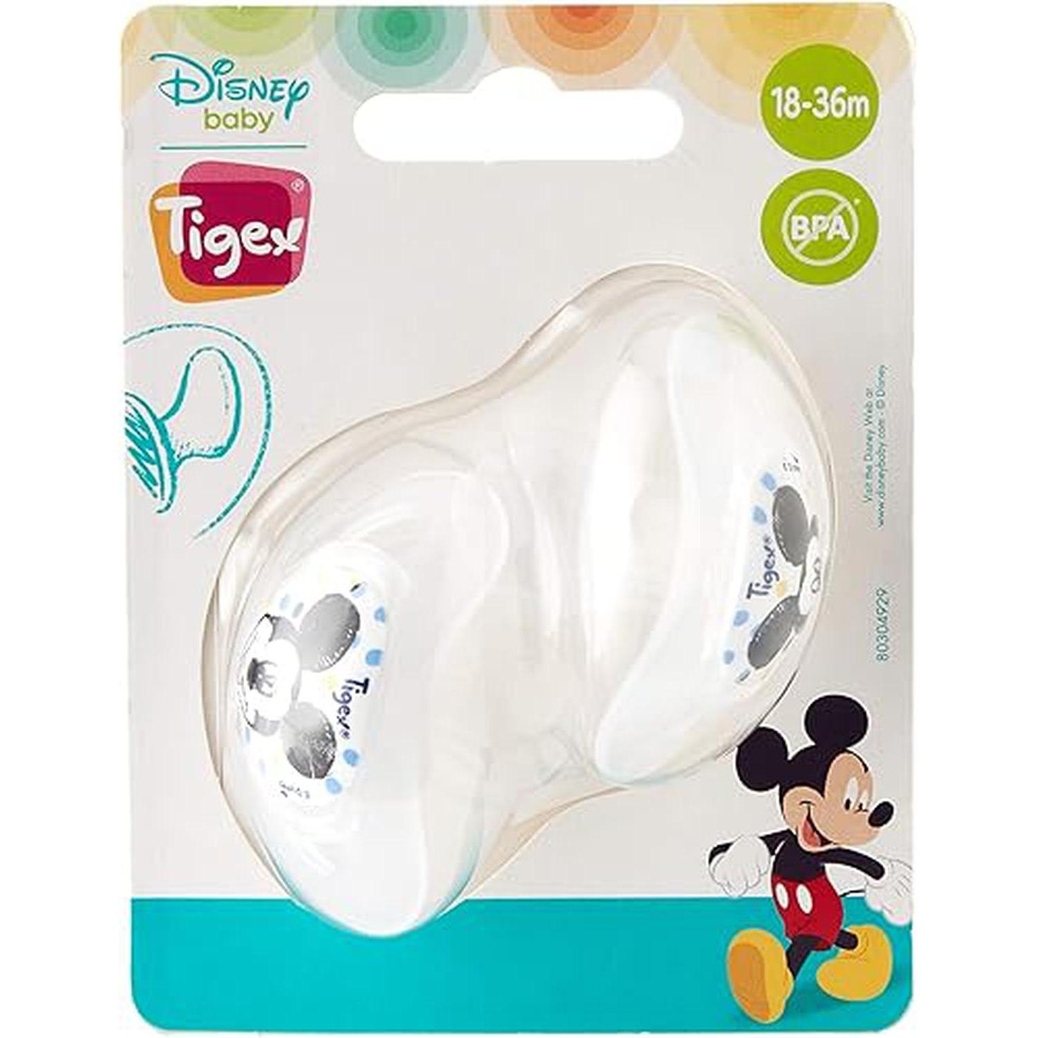 Sucette physiologique silicone Mickey 18-36 mois - TIGEX