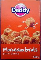 Sucre de canne en morceaux bruts irréguliers 500 g - DADDY