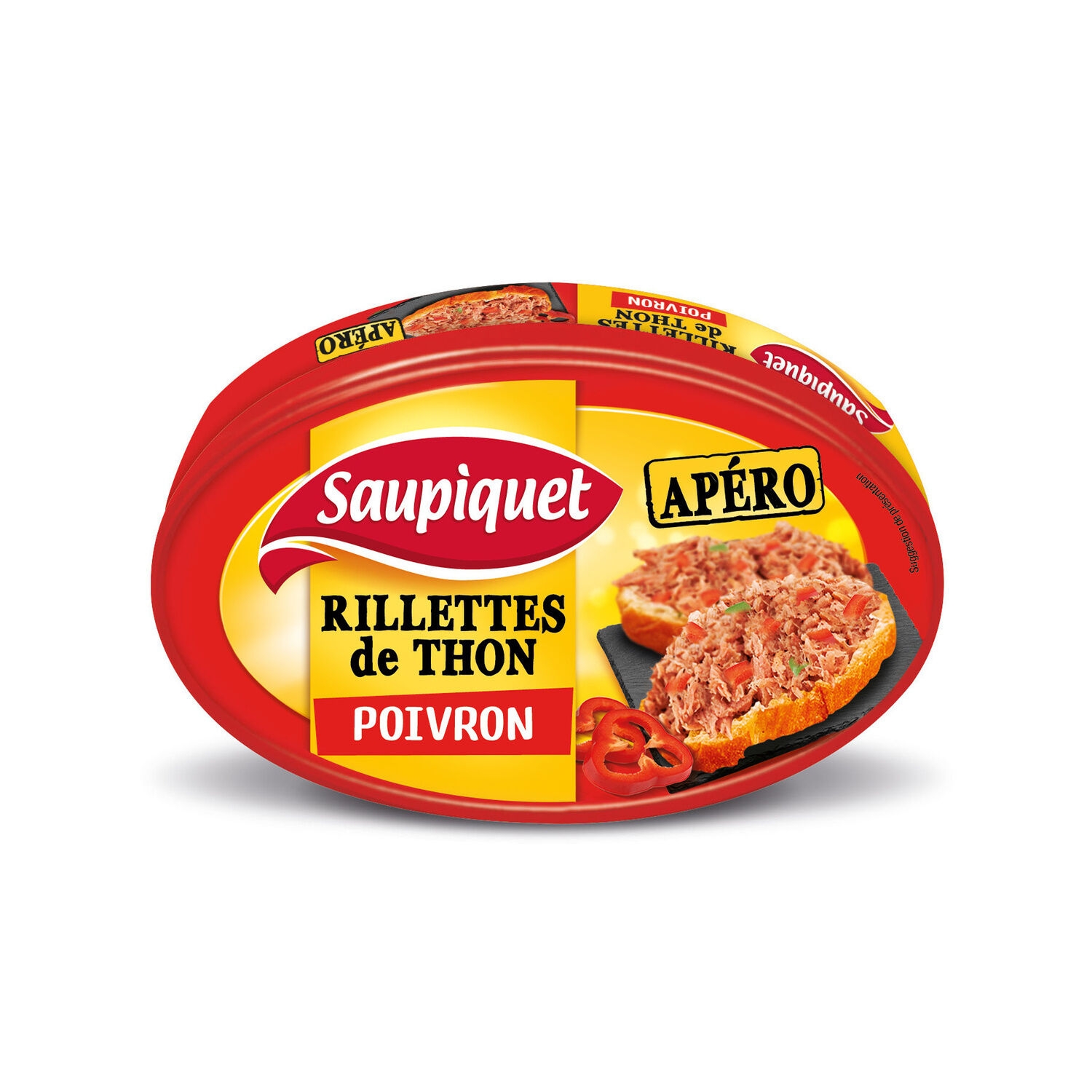 Tuna rillettes with pepper 115 g - SAUPIQUET