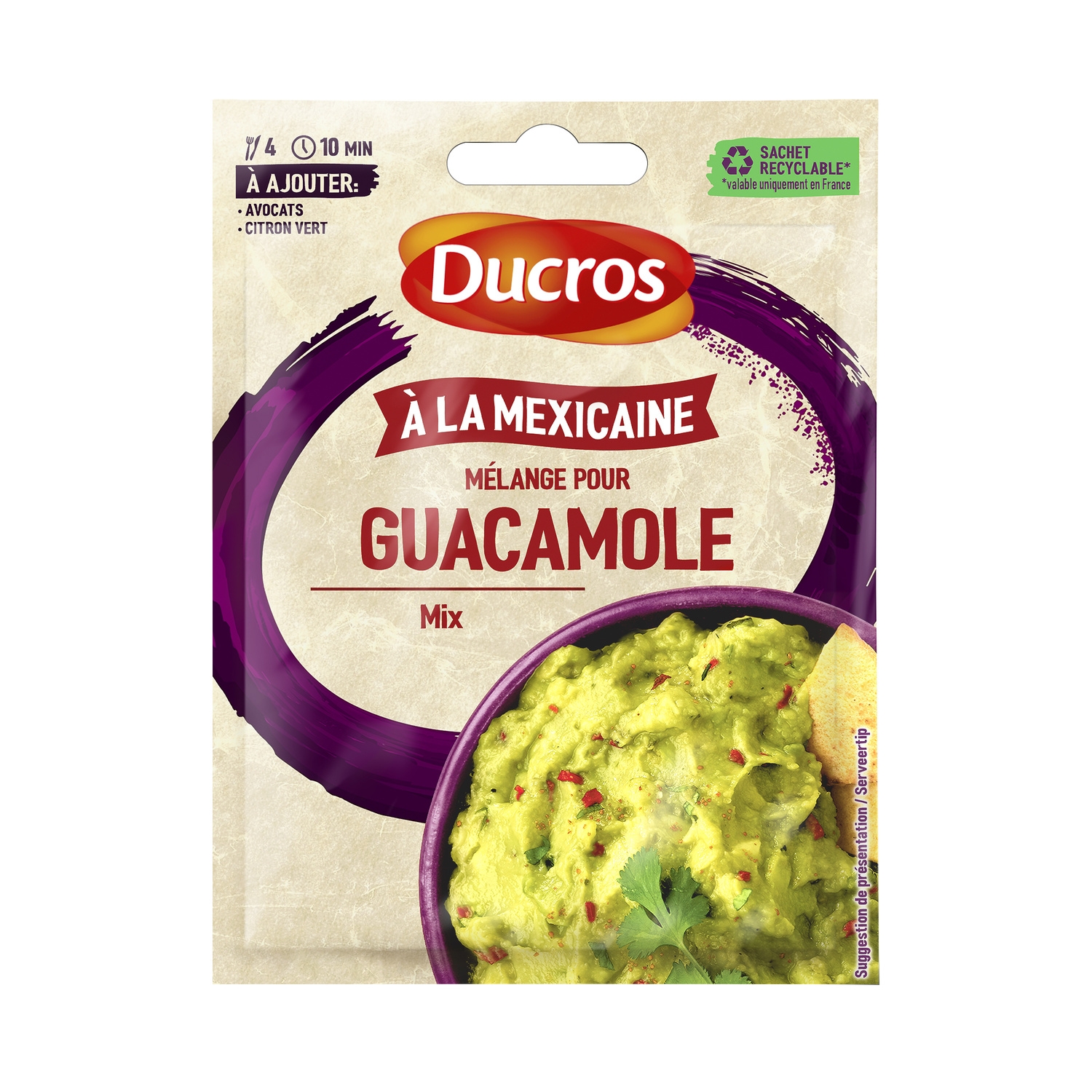 خليط غواكامولي على الطريقة المكسيكية 20 g - DUCROS