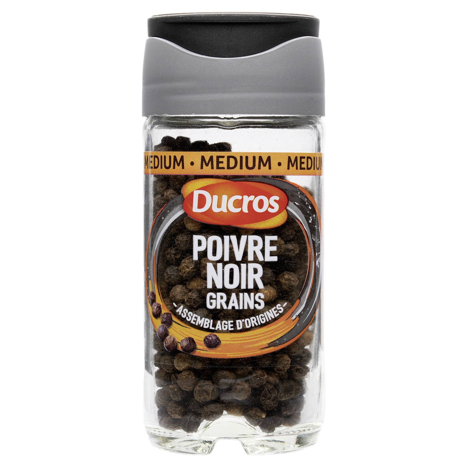 Poivre noir en grains, 38 g - DUCROS