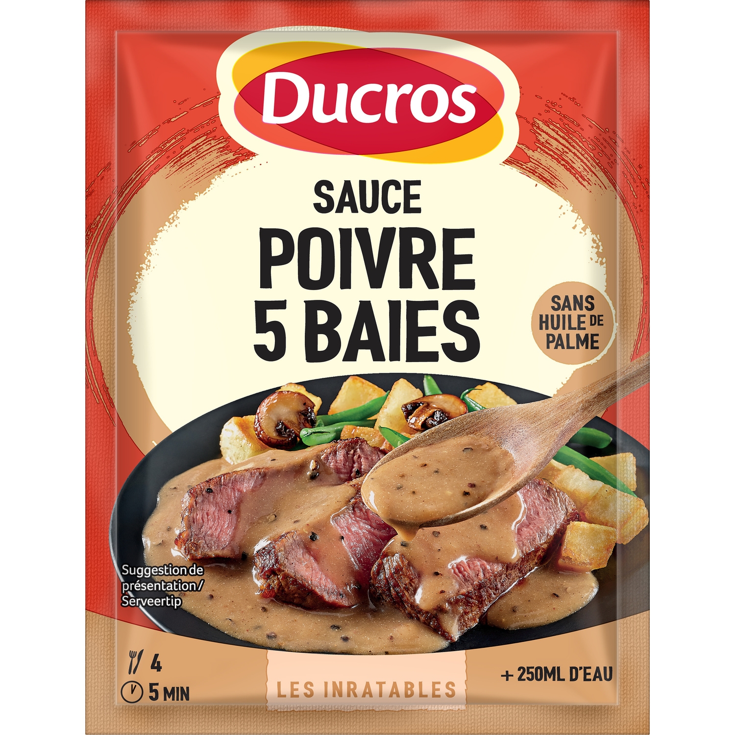 Préparation sauce poivre 5 baies 30 g - DUCROS