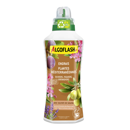 Engrais Liquide Plantes Méditerranéennes 1L - ALGOFLASH