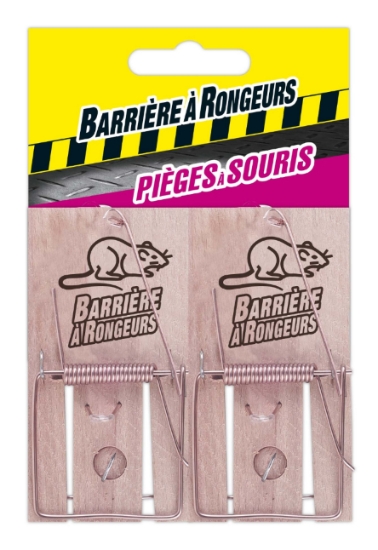 2 Pieges A Souris En Bois