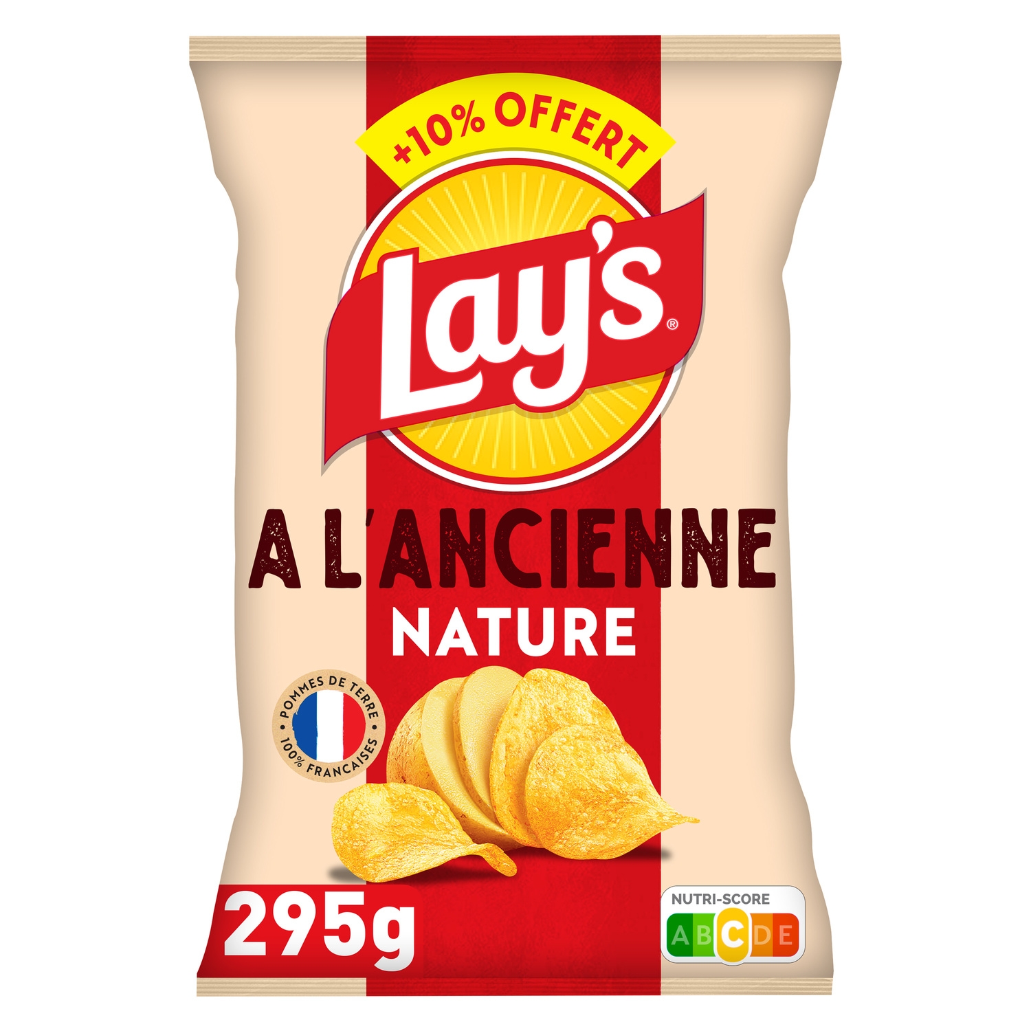 Geleneksel usul sade cips 295 g + 10 % hediye - LAY'S