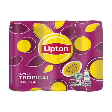 6x33cl Lipton Tropical Sleek