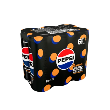 330mlx6 Pepsi Zero Mangue Can