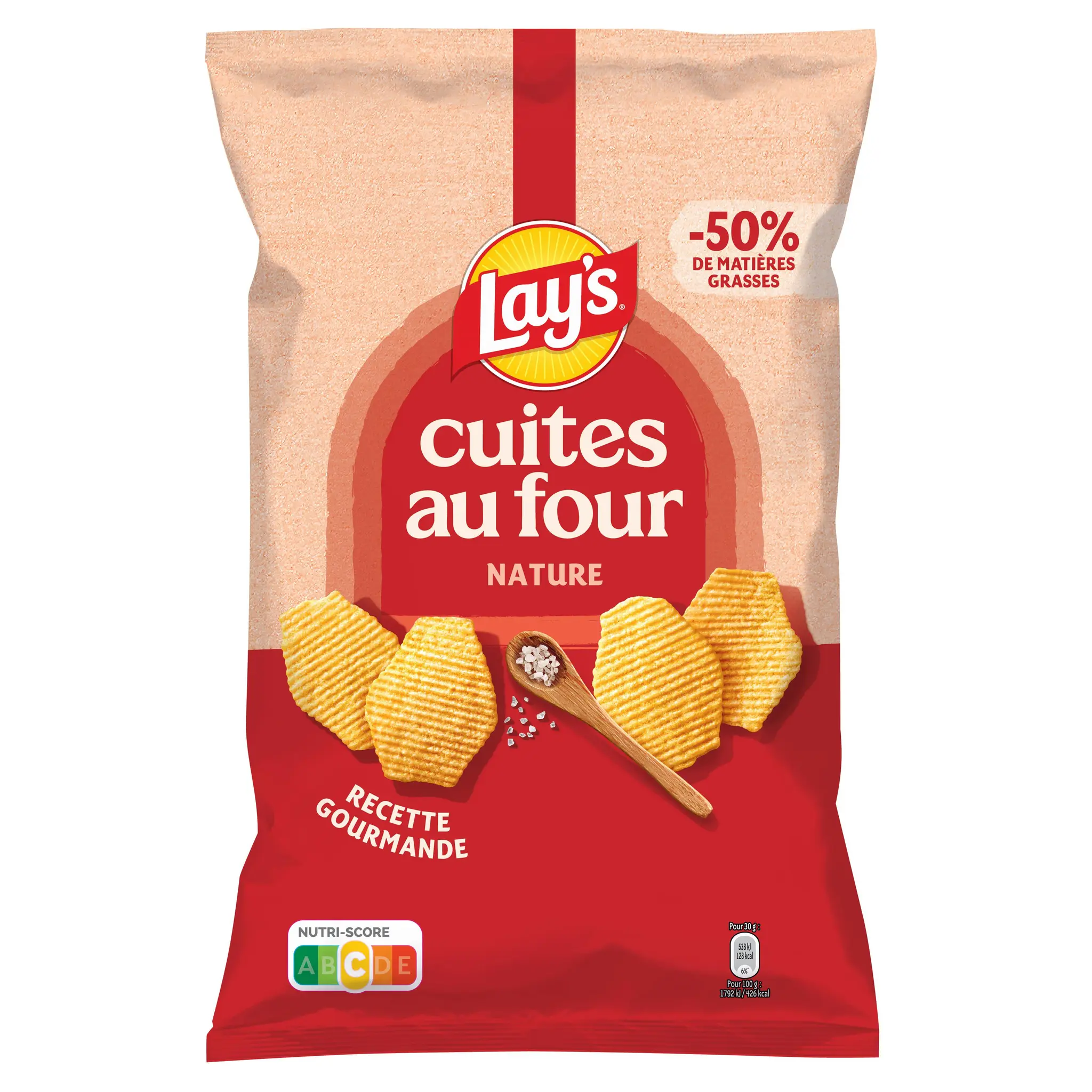 Chips nature cuites au four 120 g - LAY'S