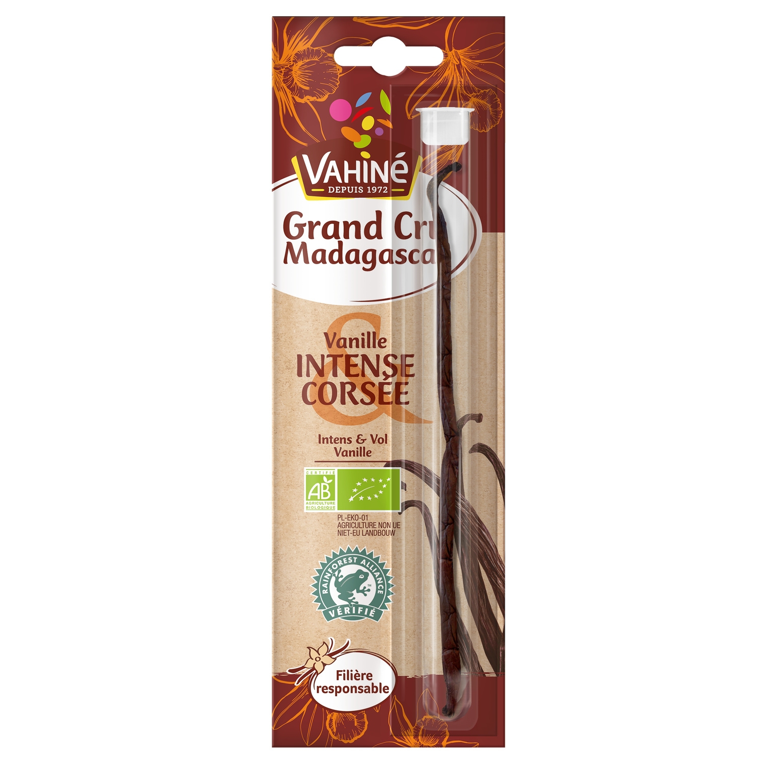 有机马达加斯加特级香草荚 - VAHINÉ