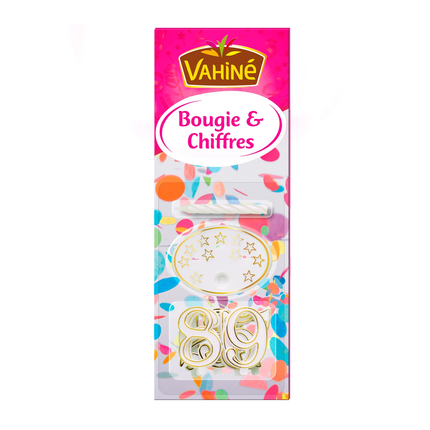 जन्मदिन की नंबर मोमबत्ती - VAHINÉ