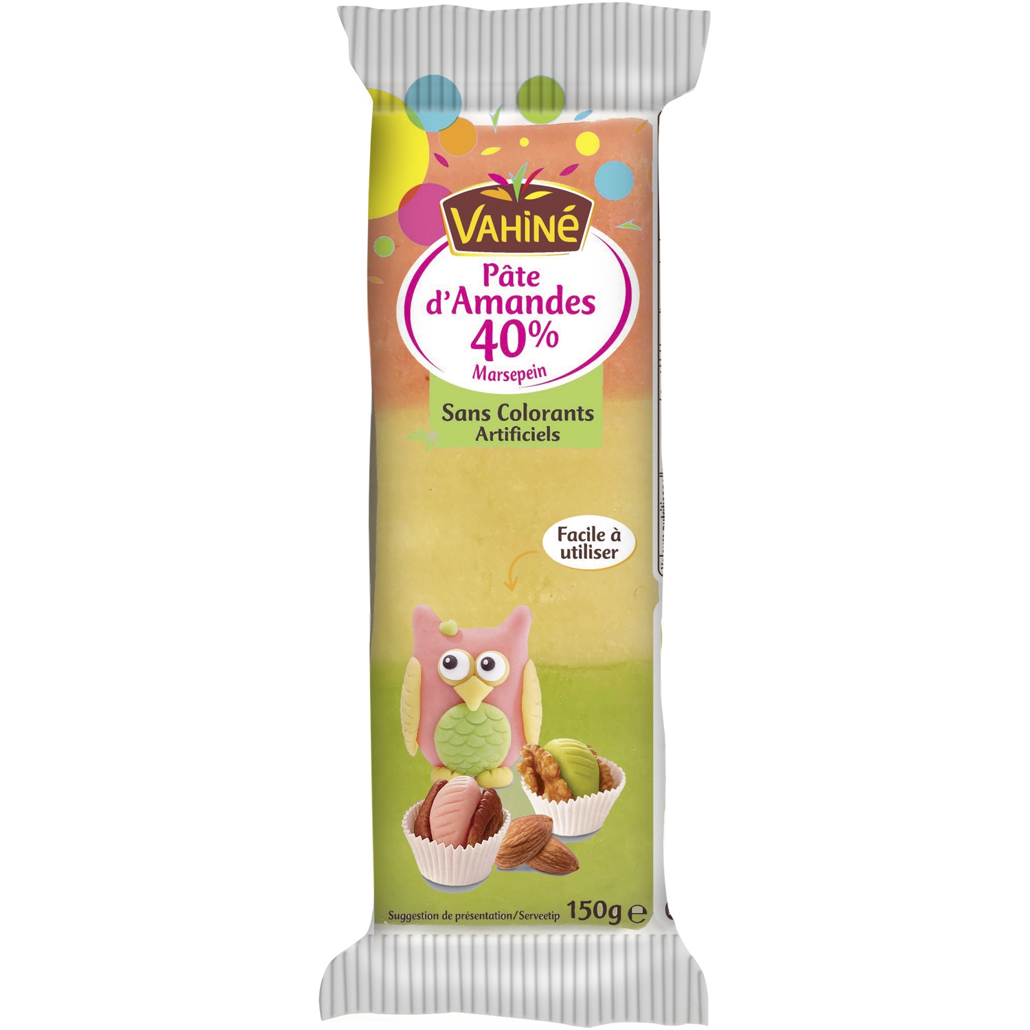 तिरंगी बादाम पेस्ट (पात दामांड) 150 g - VAHINÉ