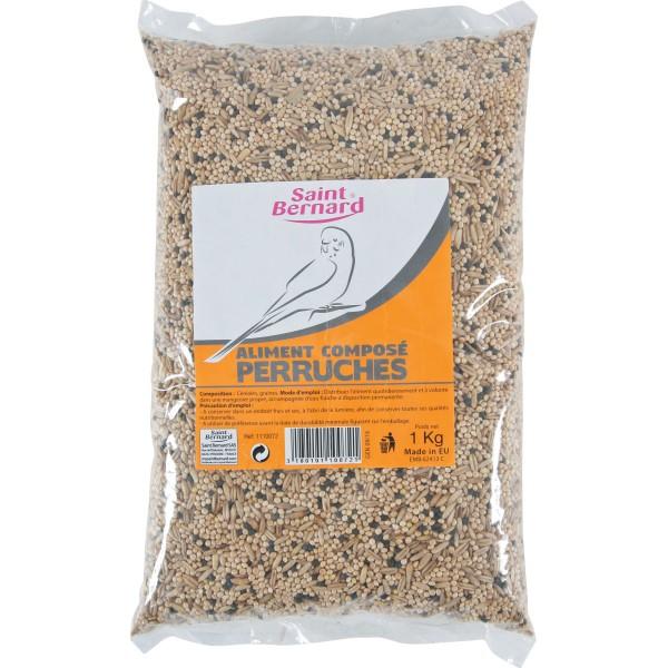 Graines pour perruches 1 kg - SAINT BERNARD