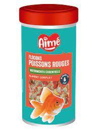 Aliment en flocons pour poissons rouges 250 ml - AIMÉ