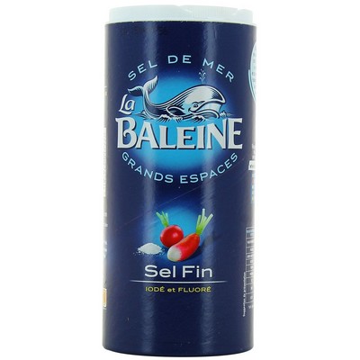 Sel Fin Iodé Et Fluoré 550g - LA BALEINE