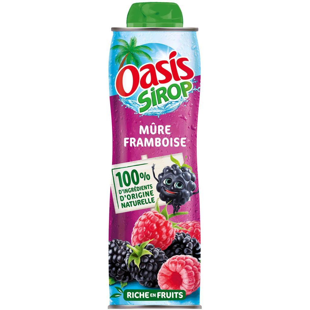 Sirop mûre framboise 60 cl - OASIS