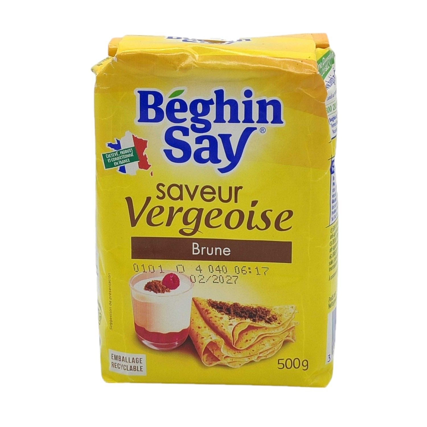 Azúcar sabor vergeoise morena 500 g - BEGHIN SAY